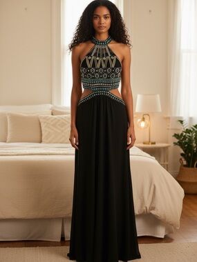 egyptian formal dresses Shaheen Egyptian Themed Dress main image 0